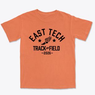 East Technical High School Track and Field Premium Heavyweight T-shirt
