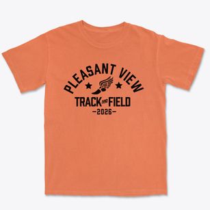 Pleasant View Middle School Track and Field Premium Heavyweight T-shirt