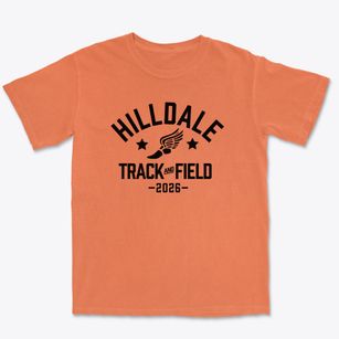 Hilldale Upper Elementary School Track and Field Premium Heavyweight T-shirt