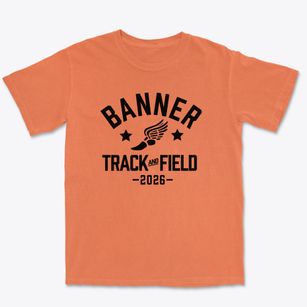 Banner Elementary School Track and Field Premium Heavyweight T-shirt
