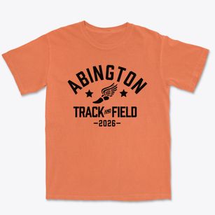 Abington Christian Academy Track and Field Premium Heavyweight T-shirt