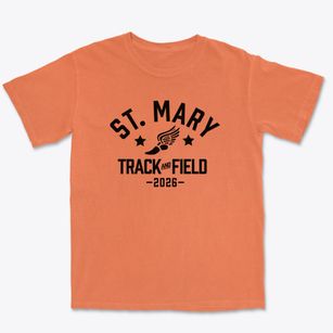 Saint Mary School Track and Field Premium Heavyweight T-shirt