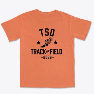 Tennessee School For The Deaf Track and Field Premium Heavyweight T-shirt