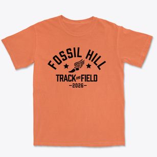 Fossil Hill Middle Track and Field Premium Heavyweight T-shirt