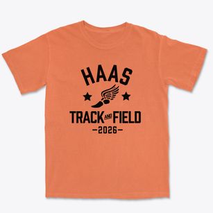 Haas Middle School Track and Field Premium Heavyweight T-shirt