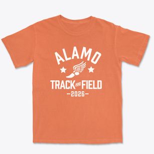 Alamo Elementary School Track and Field Premium Heavyweight T-shirt