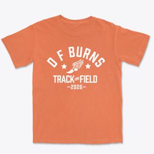 D F Burns Elementary School Track and Field Premium Heavyweight T-shirt