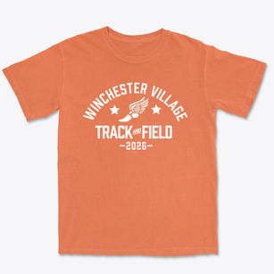 Winchester Village Elementary Track and Field Premium Heavyweight T-shirt