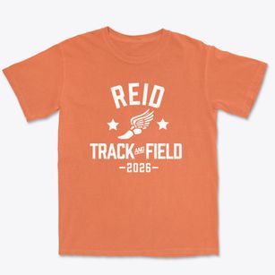 Reid Middle School Track and Field Premium Heavyweight T-shirt