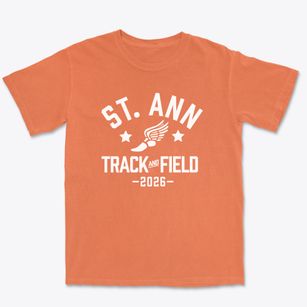 Saint Ann School Track and Field Premium Heavyweight T-shirt