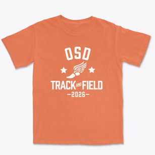 Oklahoma School For The Deaf Track and Field Premium Heavyweight T-shirt