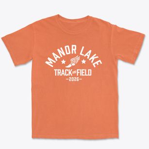 Manor Lake Elementary School Track and Field Premium Heavyweight T-shirt