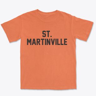 St. Martinville Louisiana Classic Block Premium Heavyweight T-shirt