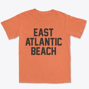East Atlantic Beach New York Classic Block Premium Heavyweight T-shirt