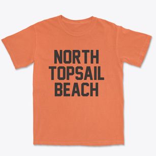 North Topsail Beach North Carolina Classic Block Premium Heavyweight T-shirt