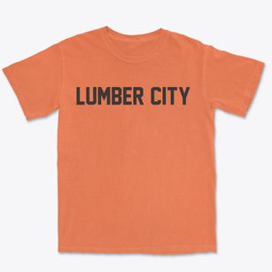 Lumber City Pennsylvania Classic Block Premium Heavyweight T-shirt