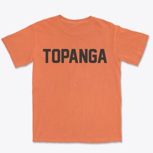 Topanga California Classic Block Premium Heavyweight T-shirt