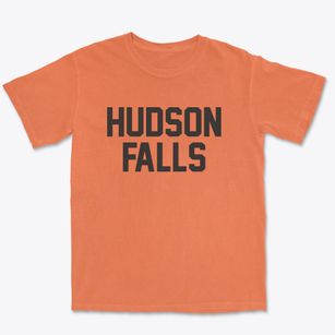 Hudson Falls New York Classic Block Premium Heavyweight T-shirt