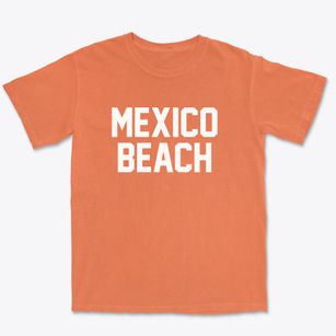 Mexico Beach Florida Classic Block Premium Heavyweight T-shirt