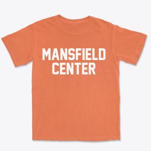 Mansfield Center Connecticut Classic Block Premium Heavyweight T-shirt