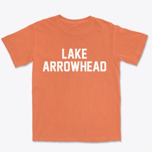 Lake Arrowhead Wisconsin Classic Block Premium Heavyweight T-shirt