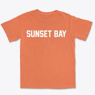 Sunset Bay New York Classic Block Premium Heavyweight T-shirt