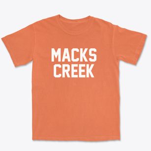 Macks Creek Missouri Classic Block Premium Heavyweight T-shirt
