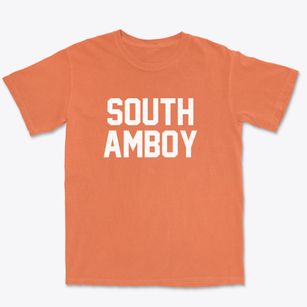 South Amboy New Jersey Classic Block Premium Heavyweight T-shirt