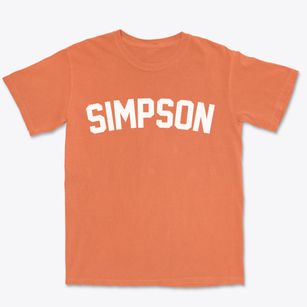 Simpson North Carolina Classic Curve Premium Heavyweight T-shirt