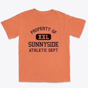 Sunnyside California Athletic Dept Premium Heavyweight T-shirt