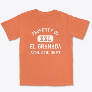 El Granada California Athletic Dept Premium Heavyweight T-shirt