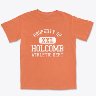 Holcomb Kansas Athletic Dept Premium Heavyweight T-shirt