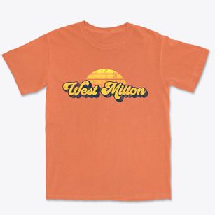 West Milton Ohio Sublime Sunset Premium Heavyweight T-shirt