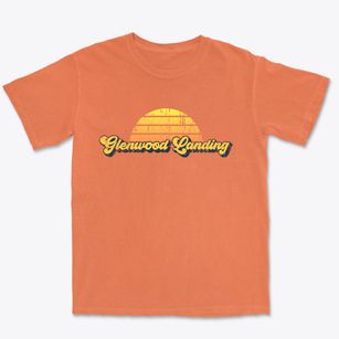 Glenwood Landing New York Sublime Sunset Premium Heavyweight T-shirt
