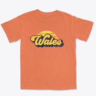 Wales New York Sublime Sunset Premium Heavyweight T-shirt