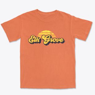 Elk Grove California Sublime Sunset Premium Heavyweight T-shirt