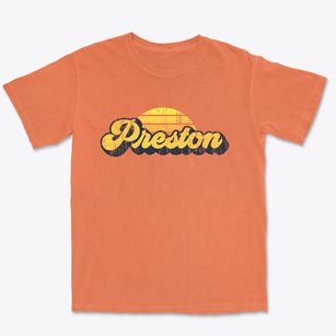 Preston Texas Sublime Sunset Premium Heavyweight T-shirt