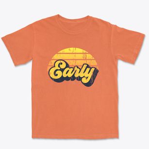 Early Iowa Sublime Sunset Premium Heavyweight T-shirt