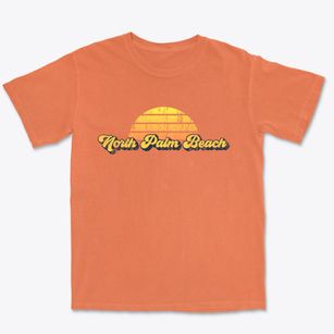 North Palm Beach Florida Sublime Sunset Premium Heavyweight T-shirt