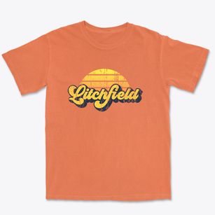 Litchfield New Hampshire Sublime Sunset Premium Heavyweight T-shirt