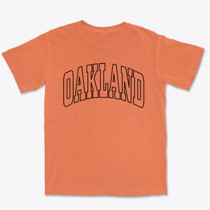 Oakland Maine Trendy Block Premium Heavyweight T-shirt