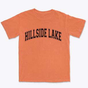 Hillside Lake New York Varsity Premium Heavyweight T-shirt