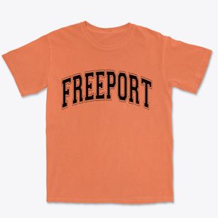 Freeport Maine Varsity Premium Heavyweight T-shirt