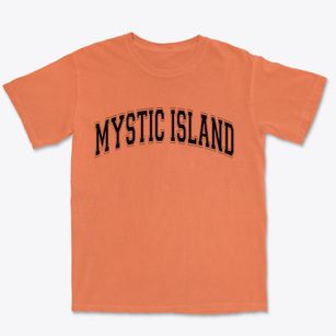 Mystic Island New Jersey Varsity Premium Heavyweight T-shirt