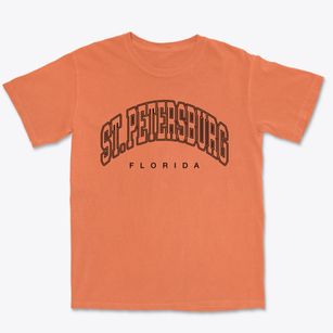 St. Petersburg Florida Inline Premium Heavyweight T-shirt