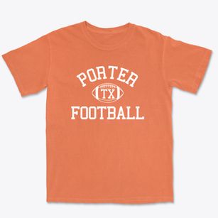 Porter Texas Football Premium Heavyweight T-shirt