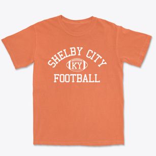 Shelby City Kentucky Football Premium Heavyweight T-shirt