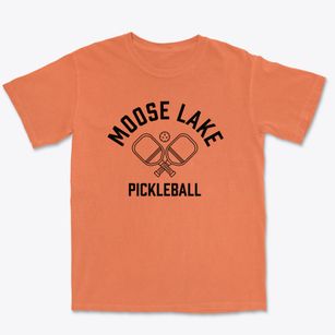 Moose Lake Minnesota Pickleball Premium Heavyweight T-shirt