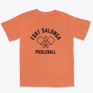 Fort Salonga New York Pickleball Premium Heavyweight T-shirt