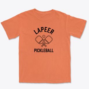 Lapeer Michigan Pickleball Premium Heavyweight T-shirt